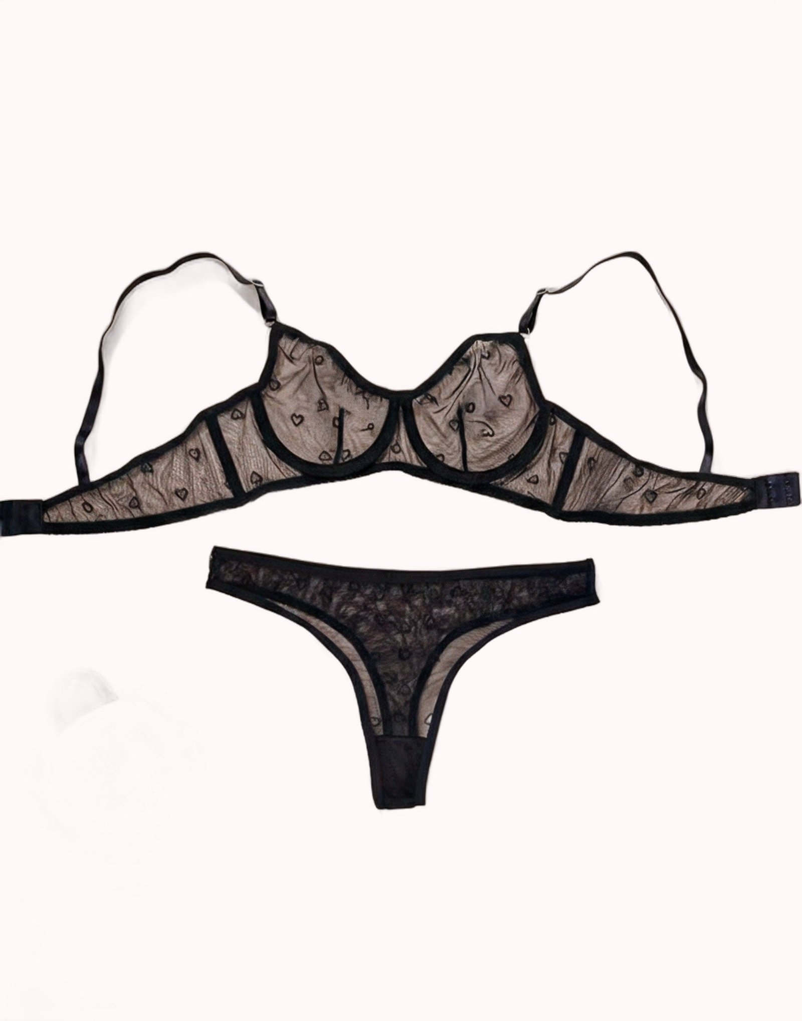 Lingerie Sexy em Tule Coração – Doce Malícia - Imagem 18