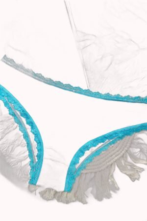 Tanga de Algodão Mesclado com Rendinha – Doce Malícia