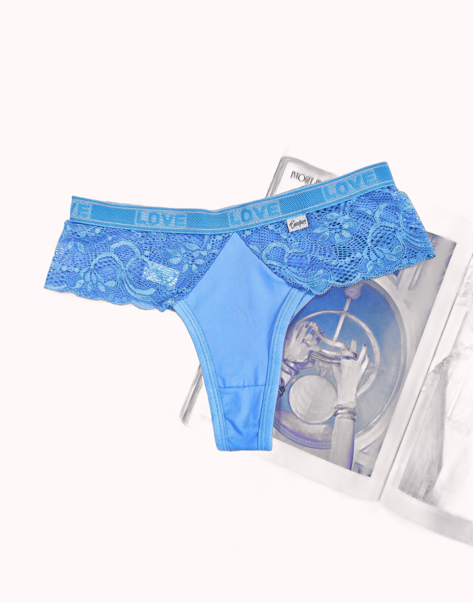 Tanga Fio com Renda Lateral e Elástico – Doce Malícia - Imagem 6